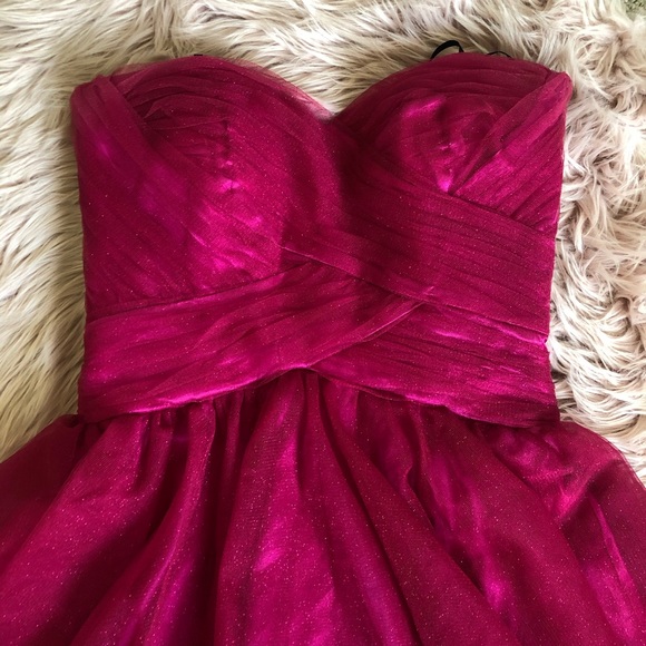 Sparkly Tulle Semi-formal Mini Dress - Picture 2 of 5